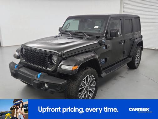 Black 2024 Jeep Wrangler 4xe High Altitude