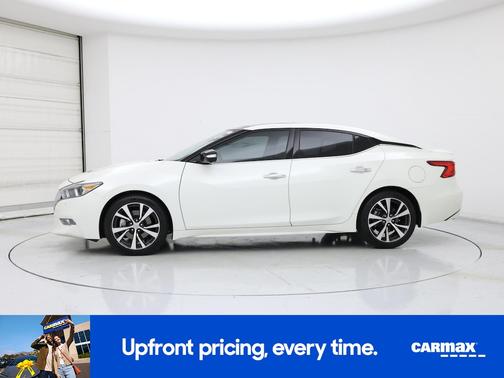 White 2016 Nissan Maxima Platinum