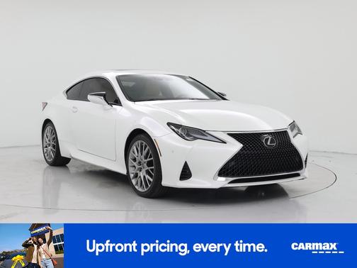 White 2022 Lexus RC 350