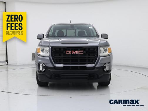 Gray 2022 GMC Canyon Elevation