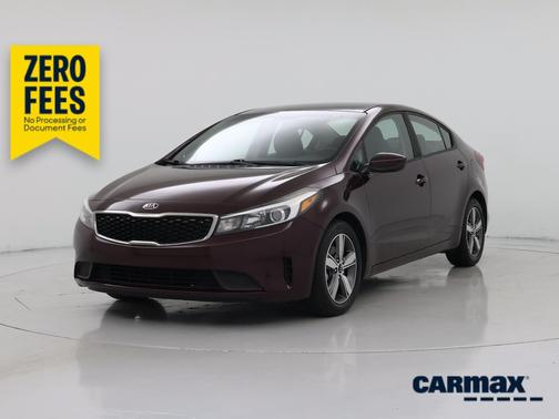 Red 2018 Kia Forte LX
