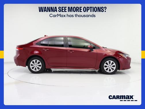 Red 2022 Toyota Corolla LE
