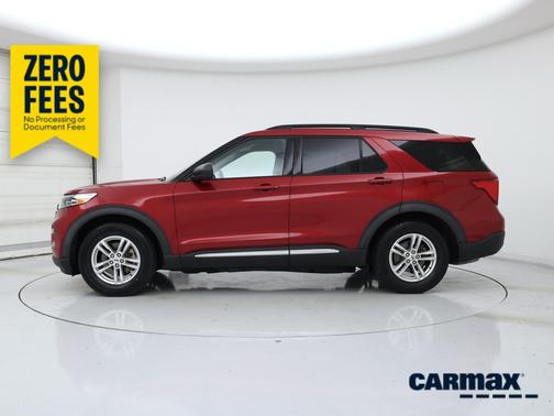 Red 2020 Ford Explorer XLT