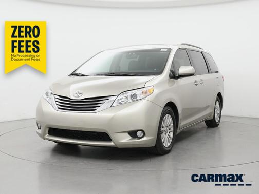 Gold 2016 Toyota Sienna XLE
