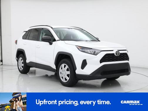 White 2019 Toyota RAV4 LE