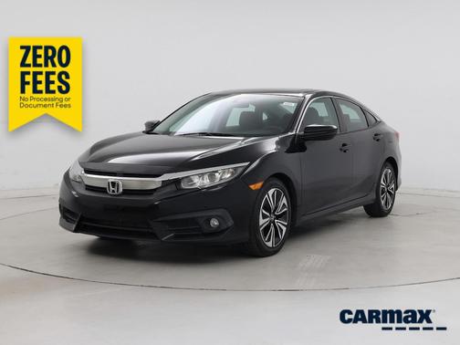 Black 2017 Honda Civic EX-T