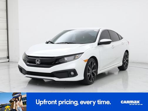 White 2019 Honda Civic Sport