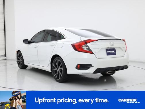 White 2019 Honda Civic Sport