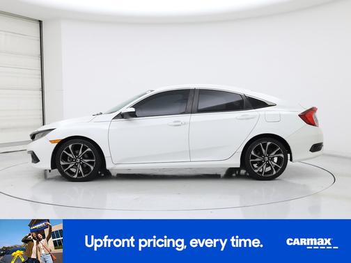 White 2019 Honda Civic Sport