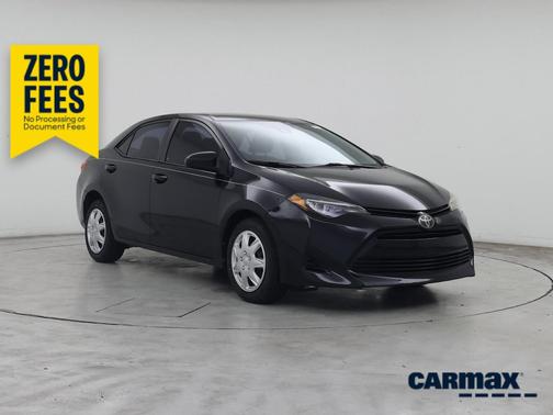 Black 2018 Toyota Corolla LE
