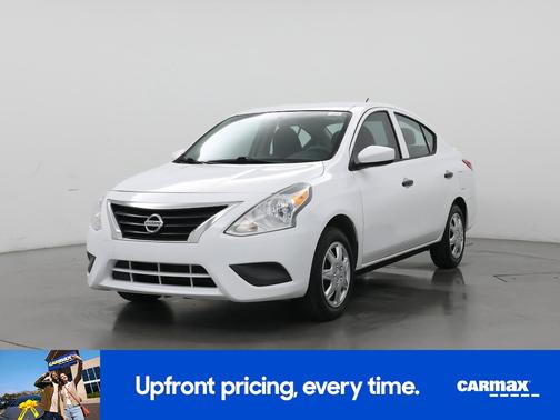 White 2016 Nissan Versa S Plus