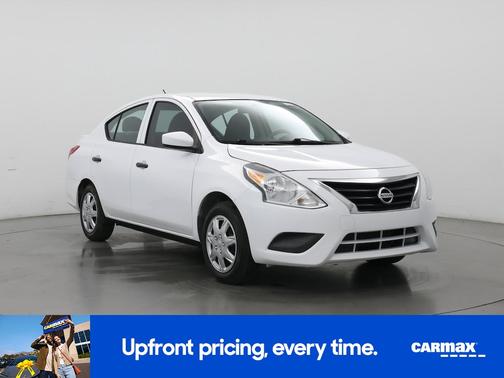White 2016 Nissan Versa S Plus
