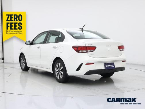 White 2022 Kia Rio S