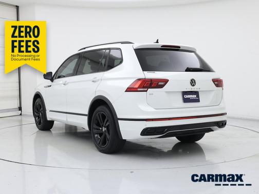 White 2023 Volkswagen Tiguan SE R-Line Black