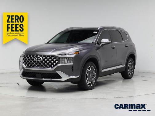 Gray 2021 Hyundai SANTA FE HEV SEL Premium