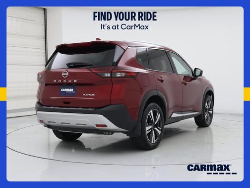 Red 2023 Nissan Rogue Platinum