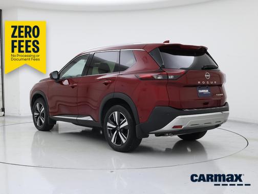 Red 2023 Nissan Rogue Platinum