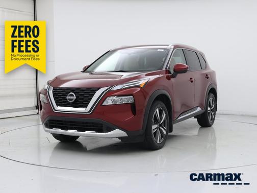 Red 2023 Nissan Rogue Platinum