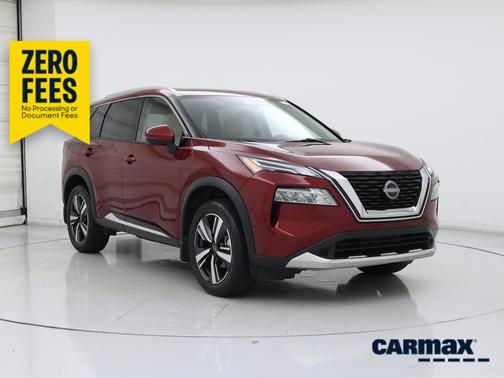 Red 2023 Nissan Rogue Platinum