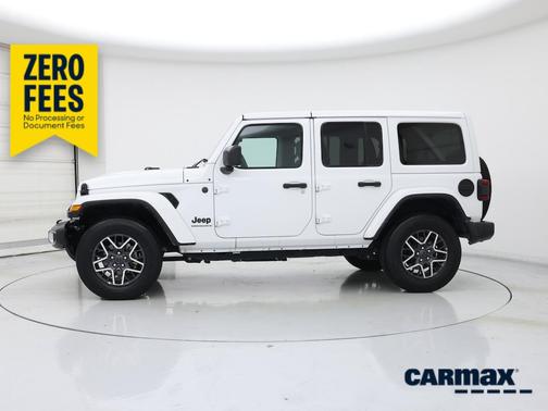 White 2025 Jeep Wrangler Sahara