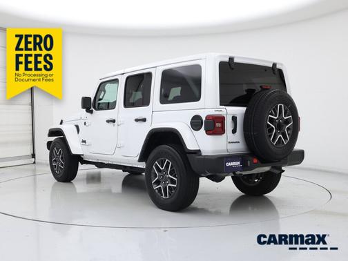 White 2025 Jeep Wrangler Sahara