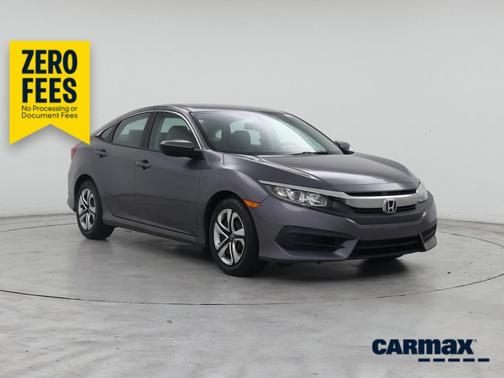 Gray 2018 Honda Civic LX