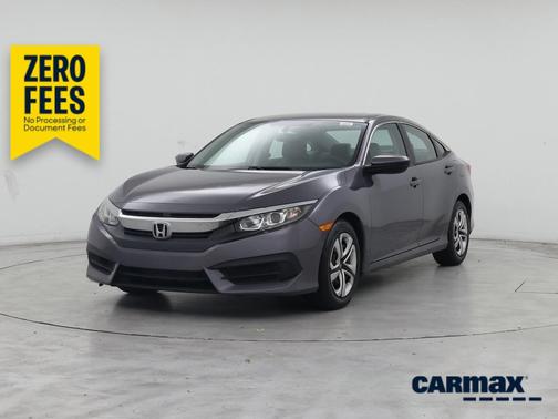 Gray 2018 Honda Civic LX