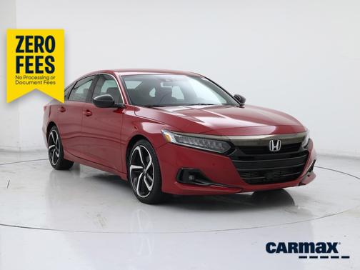 Red 2021 Honda Accord Sport