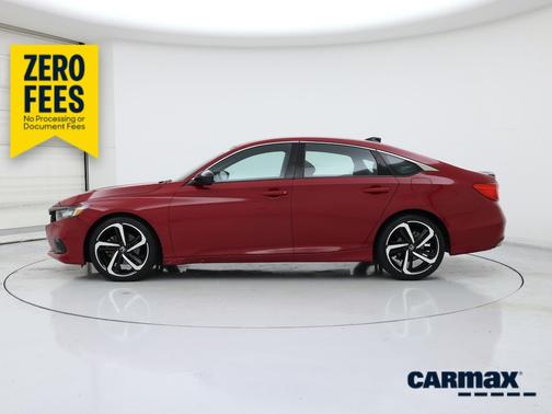 Red 2021 Honda Accord Sport