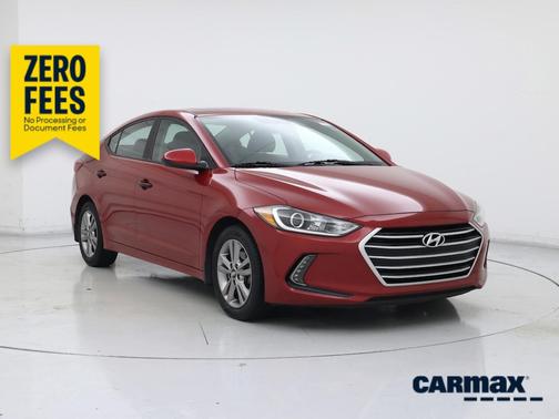 Red 2017 Hyundai ELANTRA Value Edition