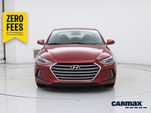 Red 2017 Hyundai ELANTRA Value Edition