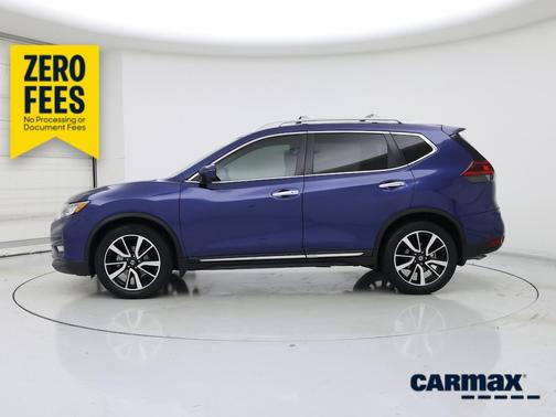 Blue 2020 Nissan Rogue SL
