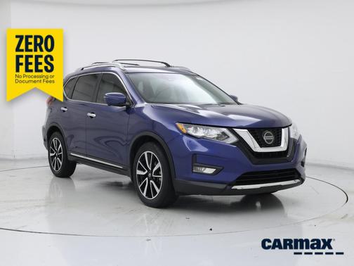 Blue 2020 Nissan Rogue SL
