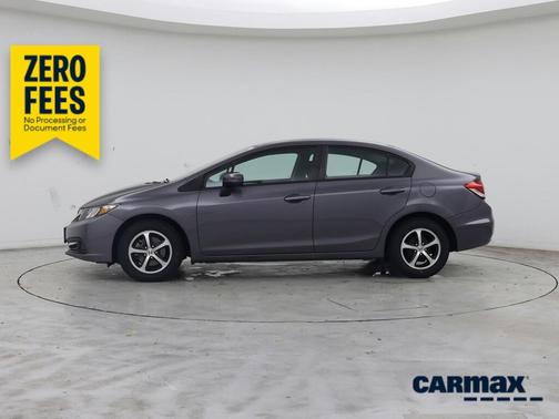 Gray 2015 Honda Civic SE
