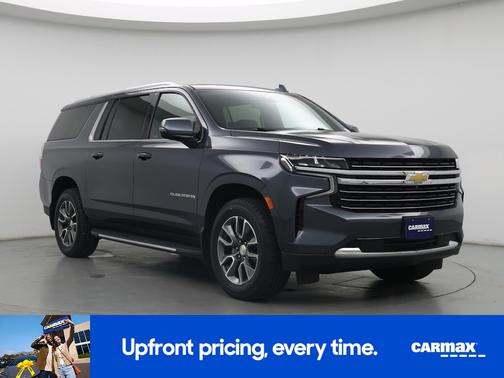 Blue 2021 Chevrolet Suburban LT