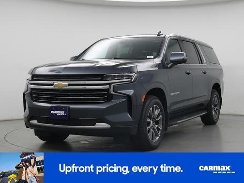 Blue 2021 Chevrolet Suburban LT