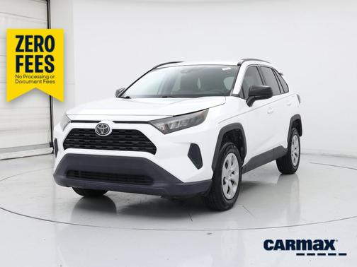 White 2019 Toyota RAV4 LE