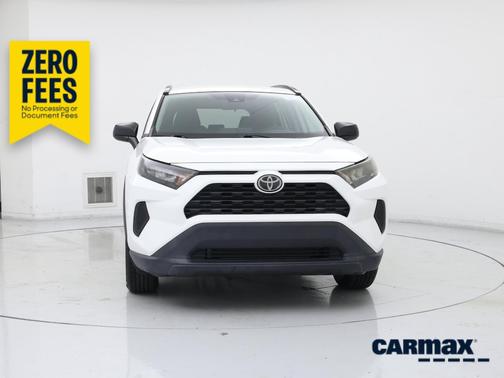 White 2019 Toyota RAV4 LE