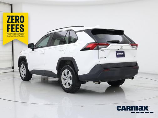 White 2019 Toyota RAV4 LE