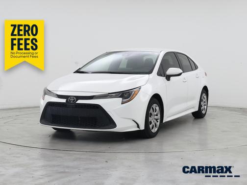White 2020 Toyota Corolla LE