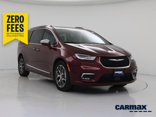 Red 2021 Chrysler Pacifica Limited