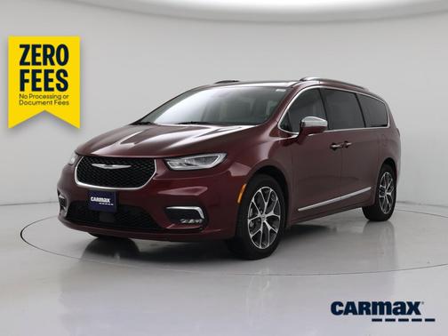 Red 2021 Chrysler Pacifica Limited