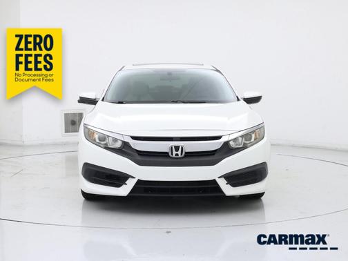 White 2016 Honda Civic EX