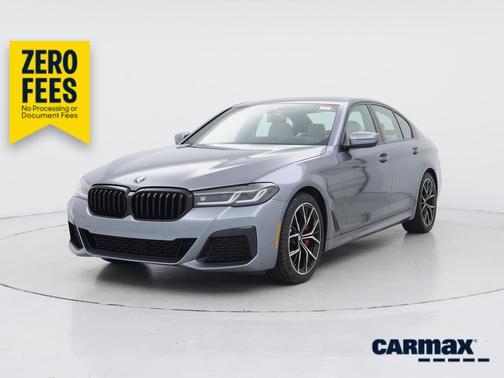 Blue 2022 BMW 530 I