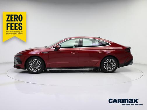Red 2024 Hyundai SONATA Hybrid Limited