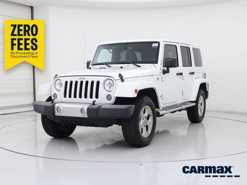 White 2014 Jeep Wrangler Unlimited Sahara