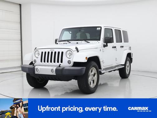 White 2014 Jeep Wrangler Unlimited Sahara
