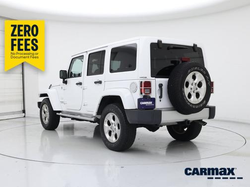 White 2014 Jeep Wrangler Unlimited Sahara