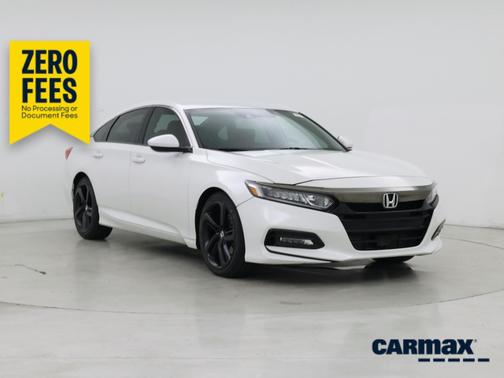 White 2019 Honda Accord Sport