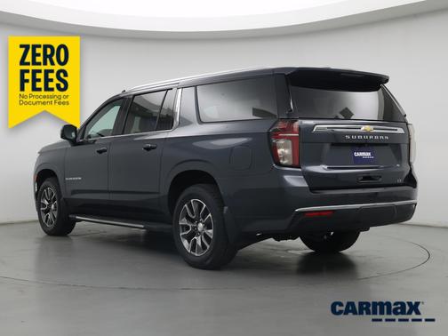 Blue 2021 Chevrolet Suburban LT
